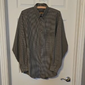 Van Heusen Men's Plaid Shirt M 15- 15 1/2